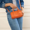 Lancaster – Petit sac polochon zippé S Milano Ana orange
